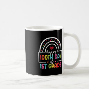 Happy 100th Day of 1st Grade Cute Students 100 Day Coffee Mug