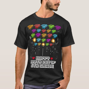 Happy 100Th Day Of 5Th Grade Funny Virtual School T-Shirt