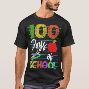 Happy 100th Day of Kindergarten School Teacher Stu T-Shirt