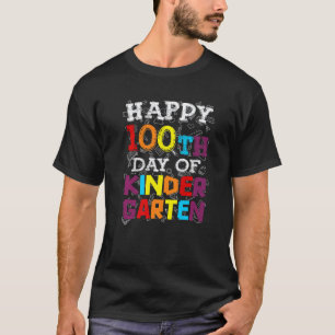 Happy 100th Day Of Kindergarten Squad Kindergarten T-Shirt