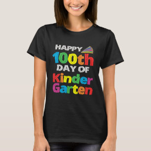 Happy 100th Day of Kindergarten Student retro shir T-Shirt