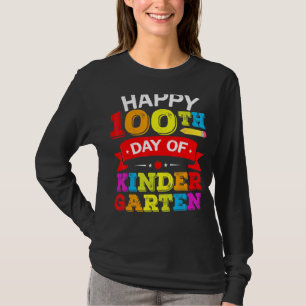 Happy 100th Day of Kindergarten Teacher and Kids U T-Shirt