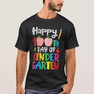 Happy 100th Day Of Kindergarten Teacher Or Student T-Shirt