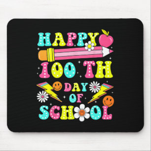 Happy 100th Day Of School 100 Days Of School Teach Mouse Pad