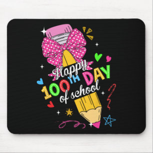 Happy 100th Day Of School 100 Days Of School Teach Mouse Pad