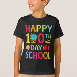 Happy 100th Day Of School 100 Days Of School Teach T-Shirt