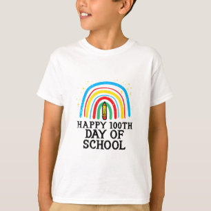 Happy 100th Day Of School 100 Days Smarter Teacher T-Shirt