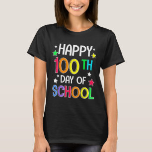 Happy 100th Day Of School 100 Days Smarter Teacher T-Shirt