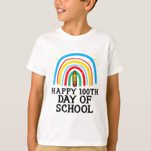 Happy 100th Day Of School 100 Days Smarter Teacher T-Shirt