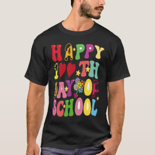 Happy 100th Day of School celebrated by students T-Shirt