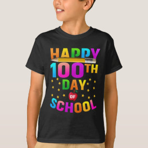 Happy 100th Day of School For Teachers & Students T-Shirt