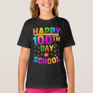 Happy 100th Day of School For Teachers & Students T-Shirt