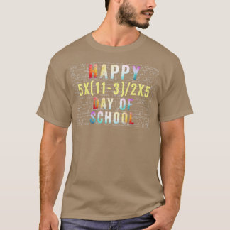 Happy 100th Day Of School Funny Math T-Shirt