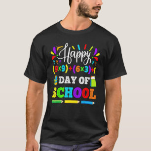 Happy 100th Day Of School Math Problem  100th Day  T-Shirt