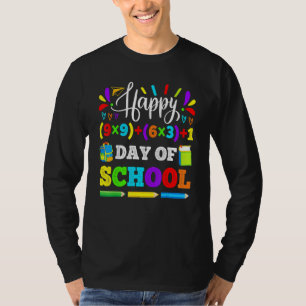 Happy 100th Day Of School Math Problem  100th Day  T-Shirt