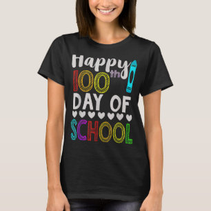 Happy 100th Day of School Shirt for Teacher or Chi