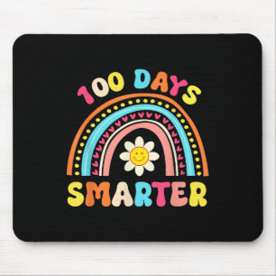 Happy 100th Day Of School Student 100 Days Smarter Mouse Pad