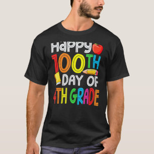 Happy 100th Day Of School Teacher 100 Days Smarter T-Shirt