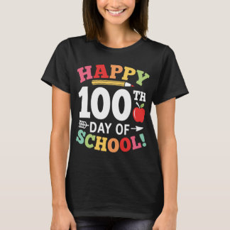 Happy 100th Day Of School Teacher Gift  T-Shirt