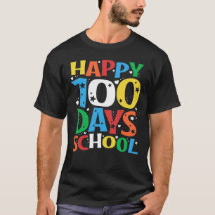 Happy 100th Day Of School Teacher Kids 100 Days T-Shirt