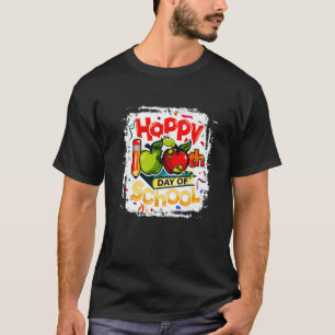 Happy 100th Day Of School Teacher Kids Child Happy T-Shirt