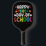 Happy 100th Day of School Teacher Student Pickleball Paddle<br><div class="desc">Happy 100th Day of School 100 Days of School Teacher Student T-Shirt</div>