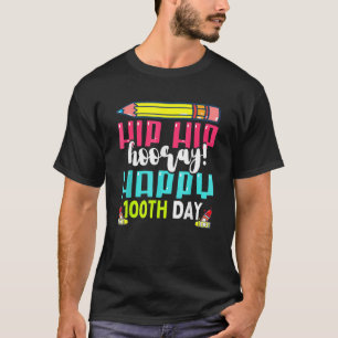 Happy 100th Day Of School Teachers Kids 100 Days T-Shirt