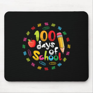 Happy 100th Day of School Teachers Students 100 Da Mouse Pad