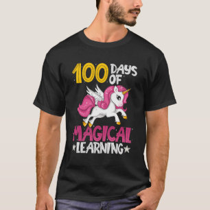 Happy 100Th Day Unicorn Shirt 100 Days School Kids