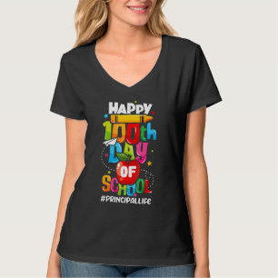 Happy 100th Days Of School Principal T-Shirt