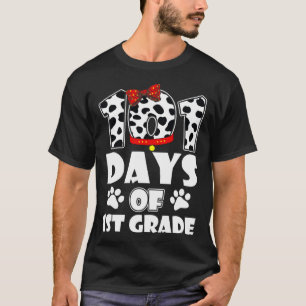 Happy 101 Days School 1st Grade Dog 100 Days Smart T-Shirt