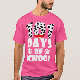 Happy 101 Days School Dog Lover Student or Teacher T-Shirt