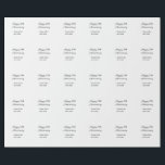 Happy 10th anniversary simple minimal wedding name wrapping paper<br><div class="desc">design</div>