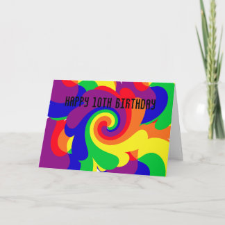 Happy 10th Birthday Card