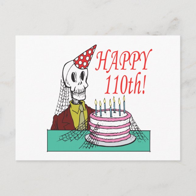 Happy 110th postcard (Front)