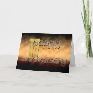 Happy 11th Anniversary (wedding anniversary) Card