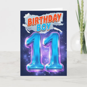 Happy 11th Birthday Card