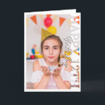 Happy 12th Birthday Photo college Card<br><div class="desc">Happy 12th Birthday Photo Frame Card Celebrate a special milestone with this Happy 12th Birthday photo frame card, featuring a fun cutout design where your own photo becomes part of the artwork. The bold “Happy 12th Birthday” wording overlays the image, creating a playful and personalised greeting perfect for children’s birthday...</div>