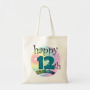 Happy 12th Birthday Tote Bag