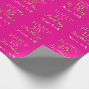 Dark Hot Pink Wrapping Paper