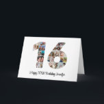 Happy 16th Birthday Number 16 Custom Photo Collage Card<br><div class="desc">Mark sixteen years of wonderful memories and adventures with this captivating 16th Birthday Number Photo Collage. This customisable template is the perfect blend of creativity and sentiment, allowing you to create a truly memorable gift for your loved one's special day. Capture the essence of incredible years in a single masterpiece...</div>