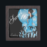 Happy 16th Birthday | Personalise Keepsake Box<br><div class="desc">Keepsake Gift Box. 📌If you need further customisation, please click the "Click to Customise further" or "Customise or Edit Design"button and use our design tool to resize, rotate, change text colour, add text and so much more.⭐This Product is 100% Customisable. Graphics and / or text can be added, deleted, moved,...</div>