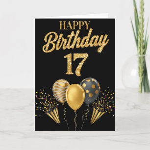 Happy 17th Birthday Card