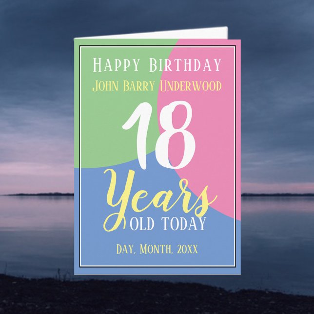 Happy 18th Birthday Card (Creator Uploaded)