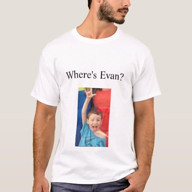 Happy 18th Birthday Evan!  T-Shirt (Front)