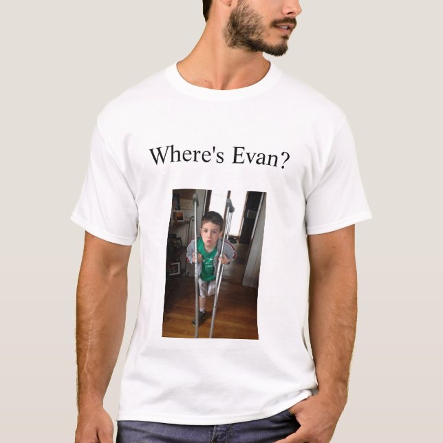 Happy 18th Birthday Evan!  T-Shirt (Front)