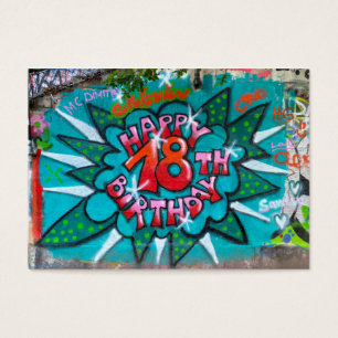 Happy 18th Birthday Graffiti