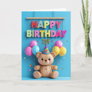 Happy 1st Birthday Card