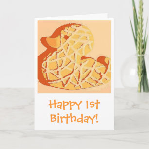 Happy 1st  Birthday Card