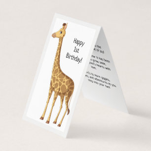 Happy 1st Birthday - Children's Card